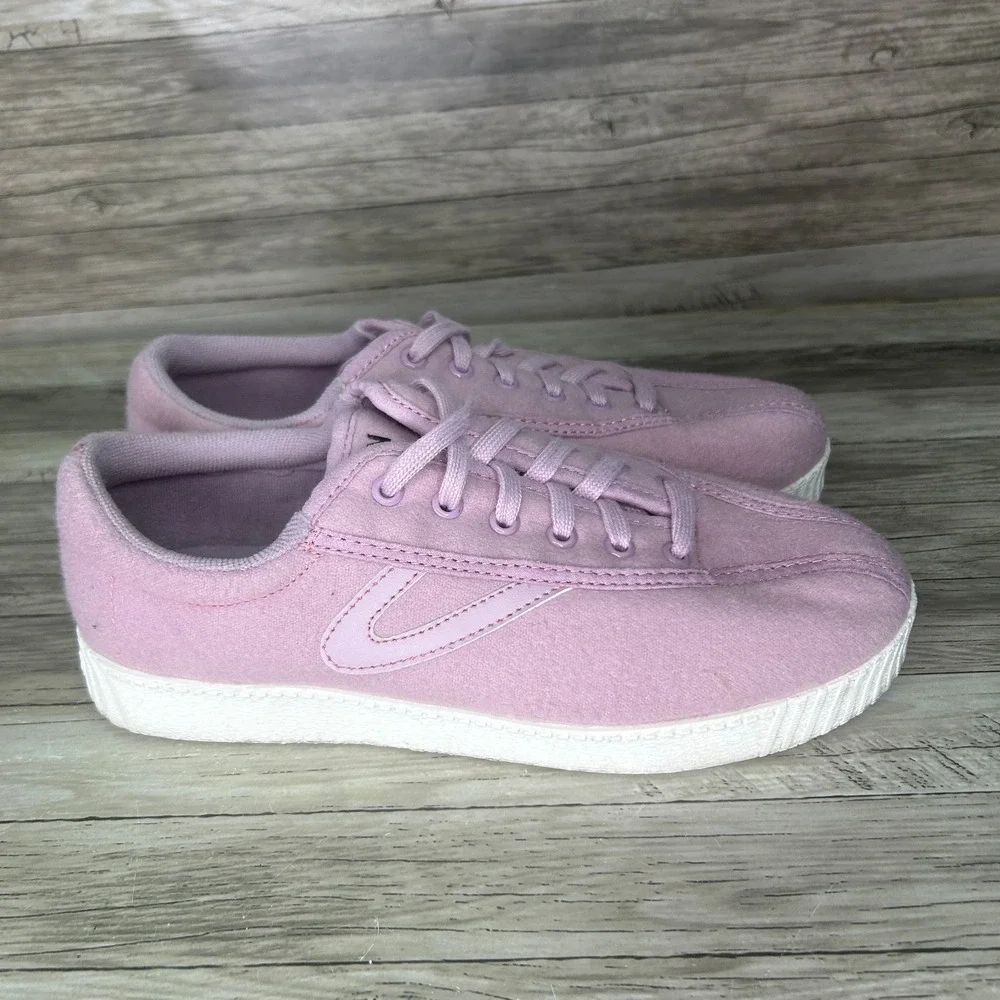 Tretorn Womens Nylite Plus Wool Sneakers Pink 6.5